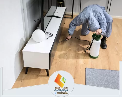 تقنيات رش فعالة للتخلص من الحشرات في الأماكن المغلقة والصعبة.